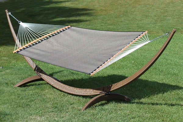 15ft Arc Hammock Stand - Wicker Rattan