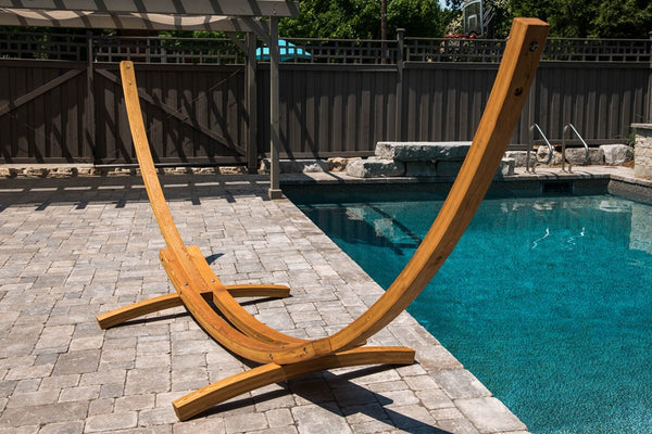 15ft Arc Hammock Stand - Solid Pine