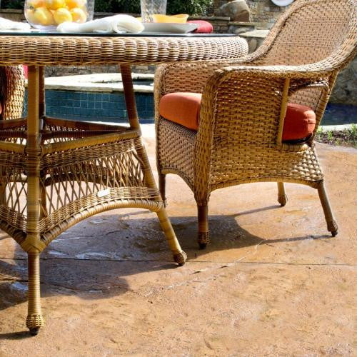 Sea Pines 5 Piece All Weather Wicker Dining Set - Tortuga Outdoor