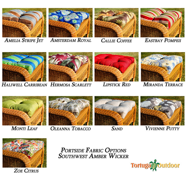 The Portside 6 Piece All Weather Wicker Seating Set - Tortuga Outdoor