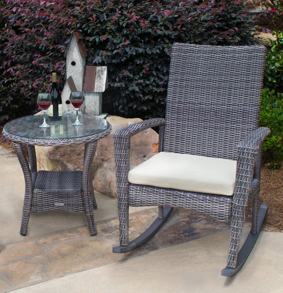 Bayview All Weather Wicker Rocking Chair Set - Tortuga Outdoor