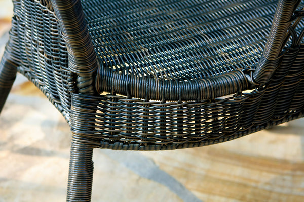 The Portside 5 Piece All Weather Wicker Dining Set  - Tortuga Outdoor