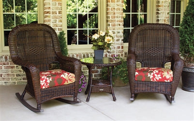 Sea Pines All Weather Wicker Rocking Chair Set - Tortuga Outdoor