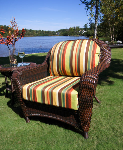 The Lexington All Weather Wicker Club Chair - Tortuga Outdoor