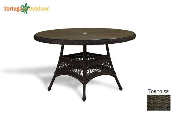 The Lexington 48" Round Dining Table - Tortuga Outdoor