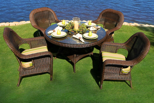 Sea Pines 48" Round Dining Table - Tortuga Outdoor