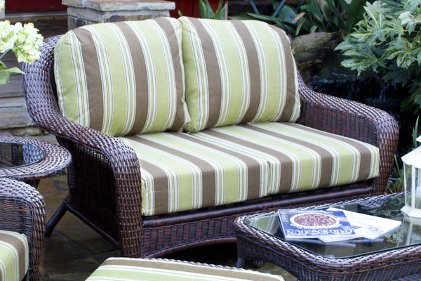 The Lexington All Weather Wicker Loveseat - Tortuga Outdoor