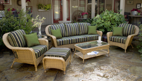 The Lexington 6-Piece All Weather Wicker Deep Seating Sofa Set - Tortuga Outdoor