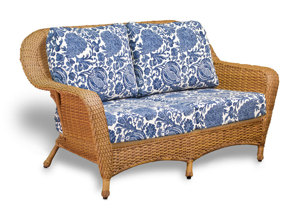 Sea Pines 6-Piece All Weather Wicker Deep Seating Loveseat Set - Tortuga Outdoor