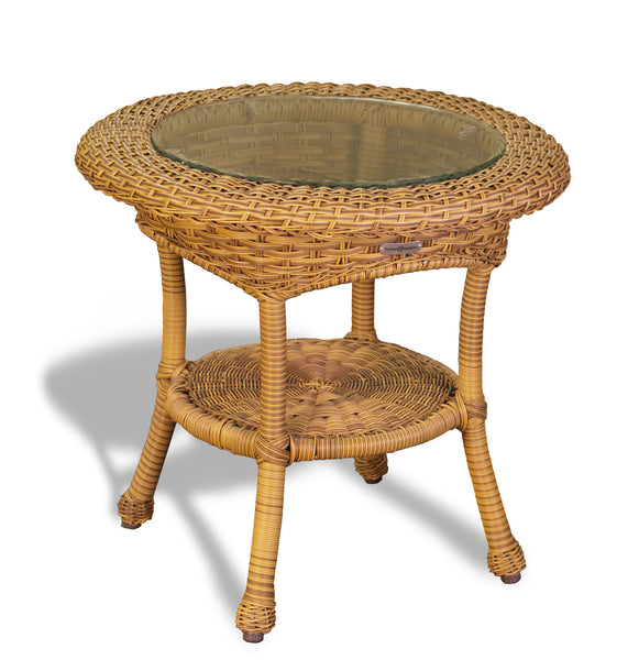 Sea Pines All Weather Wicker Rocking Chair & Table Bundle - Tortuga Outdoor