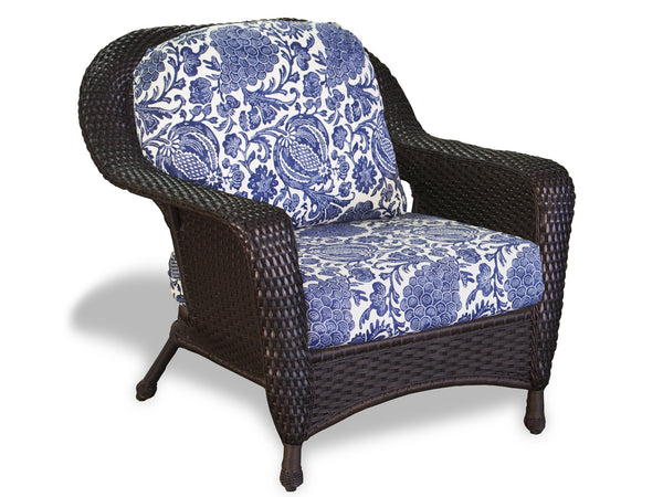 Sea Pines 5 Piece All Weather Wicker Conversation Table Set - Tortuga Outdoor