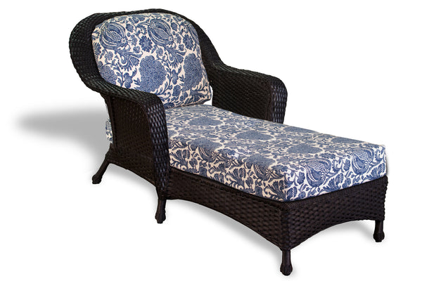 The Lexington All Weather Wicker Chaise Lounger - Tortuga Outdoor