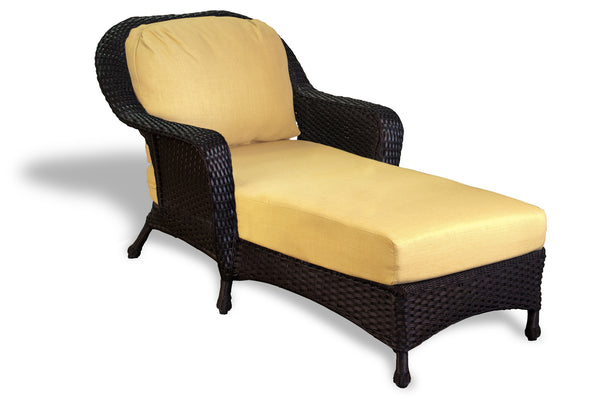 The Lexington All Weather Wicker Chaise Lounger - Tortuga Outdoor