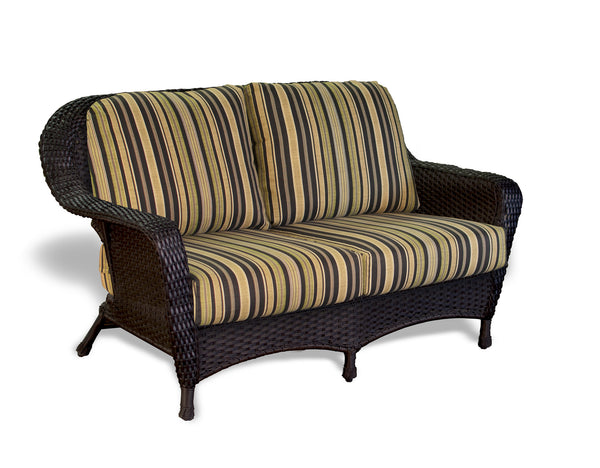 Sea Pines 6-Piece All Weather Wicker Deep Seating Loveseat Set - Tortuga Outdoor