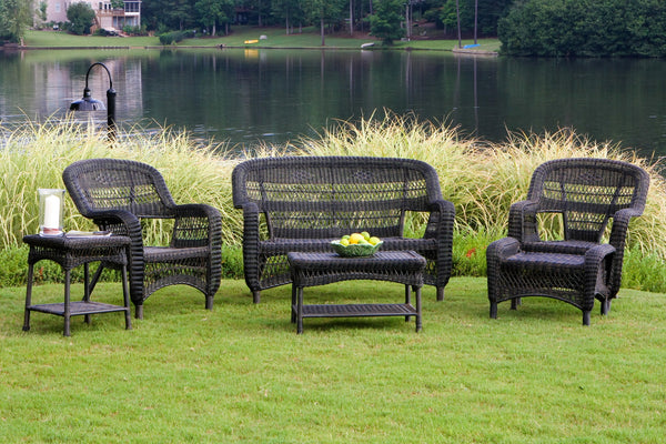 The Portside 6 Piece All Weather Wicker Seating Set - Tortuga Outdoor