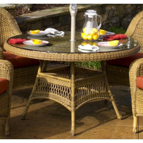 The Lexington 48" Round Dining Table - Tortuga Outdoor