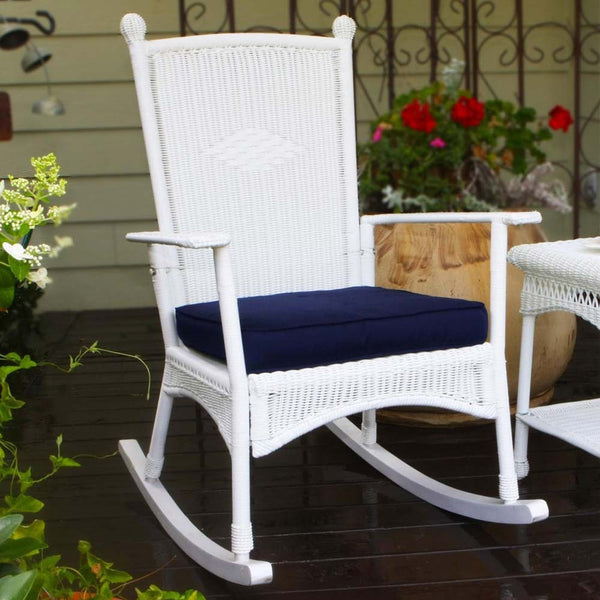 The Portside Classic All Weather Wicker Rocking Chair Set - Tortuga Outdoor