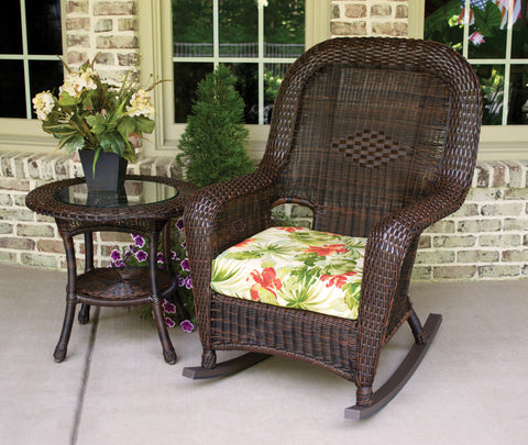 The Lexington All Weather Wicker Rocking Chair & Table Bundle - Tortuga Outdoor