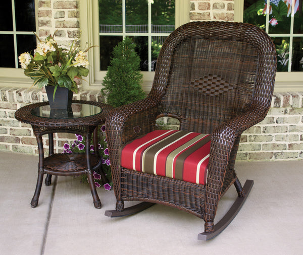 The Lexington All Weather Wicker Rocking Chair & Table Bundle - Tortuga Outdoor