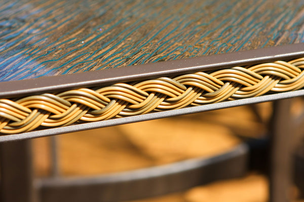 The Maracay All Weather Wicker 7 Piece Dining Set - Tortuga Outdoor