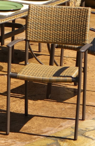 The Maracay All Weather Wicker 7 Piece Dining Set - Tortuga Outdoor