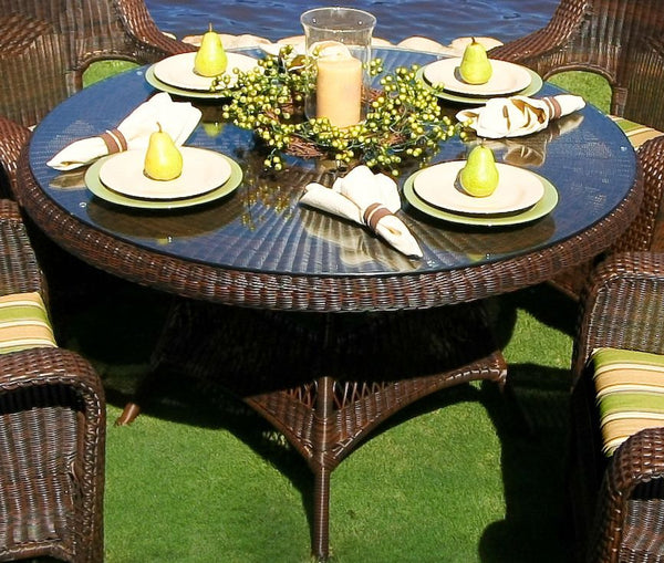 Sea Pines 48" Round Dining Table - Tortuga Outdoor